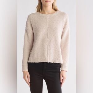 New! Bobeau Designer Silky Plush Cream Sweater Women’s Size Medium